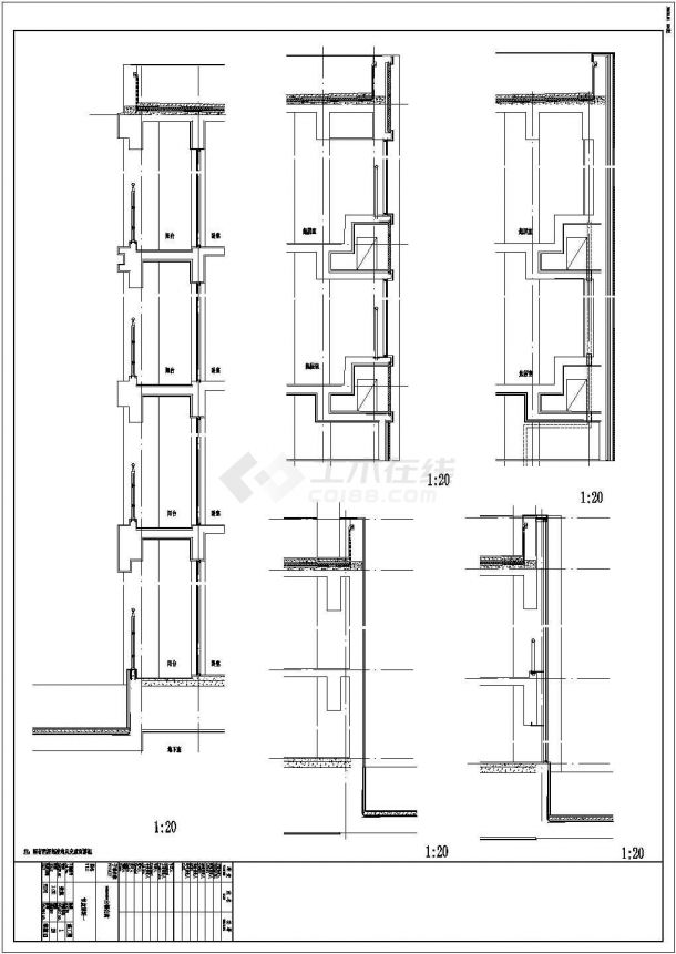 某框架结构十三层白领公寓建筑施工图-图二