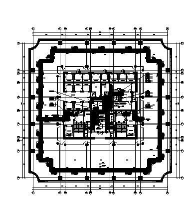 某塔楼二区暖通建筑详图-图二