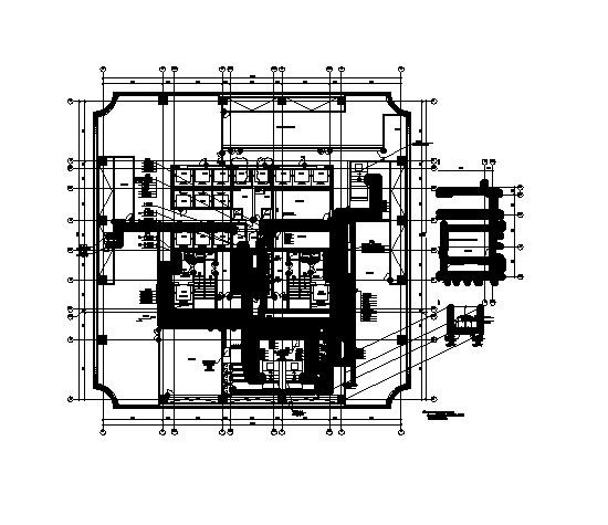 某塔楼二区暖通建筑详图