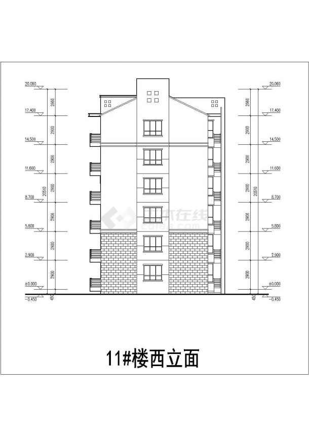 [安徽]广场北路某院校职工住宅区规划及建筑方案设计文本（含CAD图）-图二