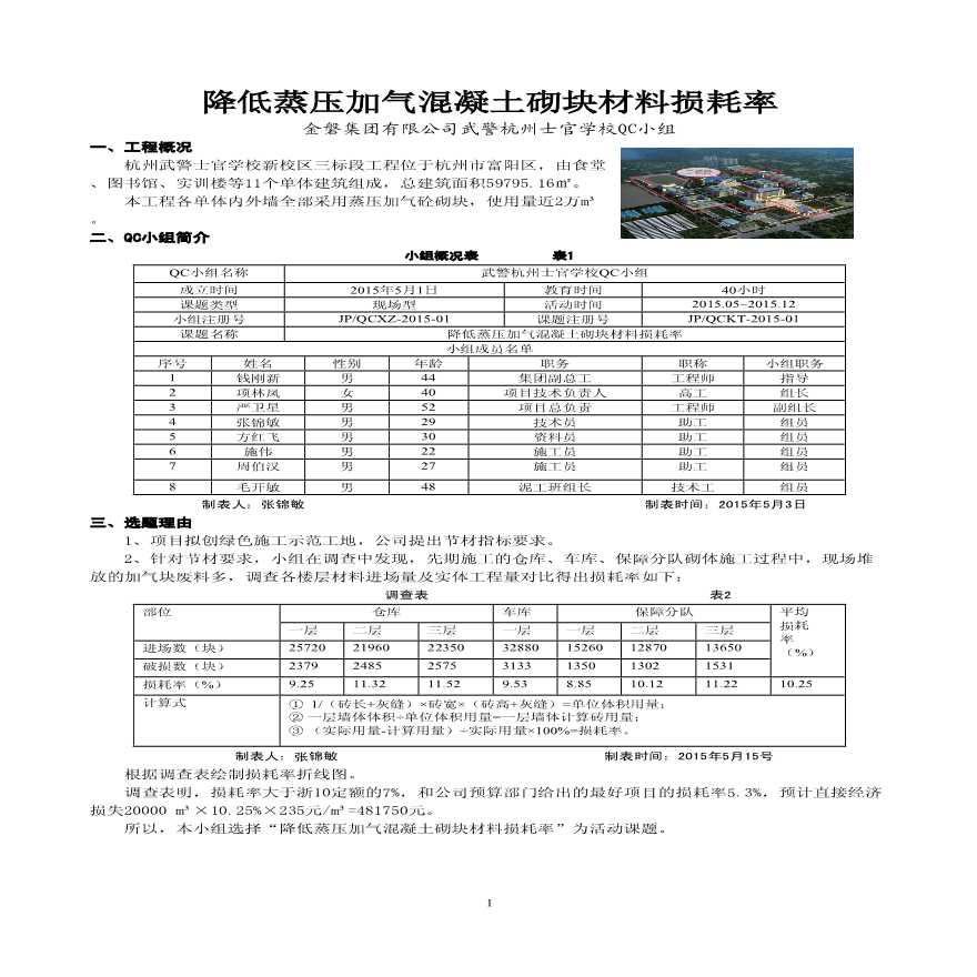 降低蒸压加气混凝土砌块材料损耗率-图一