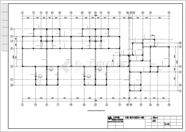 西班牙风格节能型1051.08㎡2层联排别墅建筑施工套图(带节能设计及总图)-图二