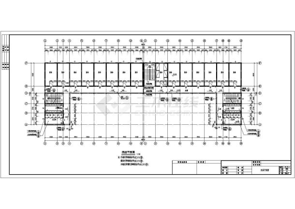 某地比较受欢迎的学生宿舍建筑设计图-图二