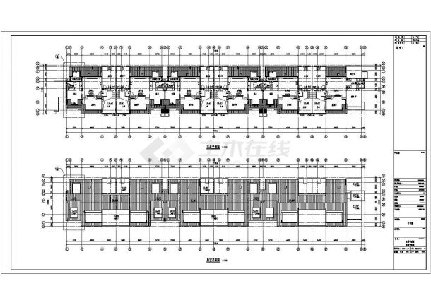 [南昌]某地五层住宅楼建筑CAD图（初设图）-图二