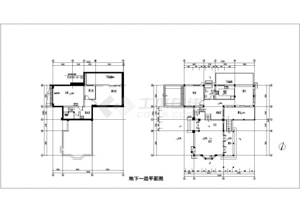 某地二层独立别墅建筑设计图-图二
