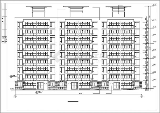 某永宏佳园小高层住宅全套建筑施工图-图一