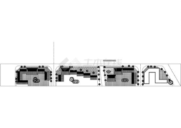 [四川]某地商业街设计规划建筑CAD图-图一