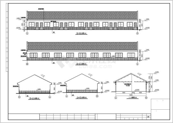 某地职工安置房详细建筑设计施工图-图一