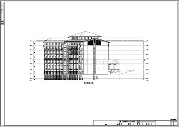 酒店三期I标主楼建筑CAD平面布置参考图-图二