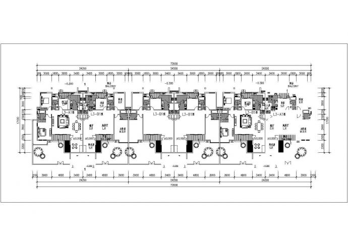 某花园洋房七层住宅楼建筑CAD设计图_图1