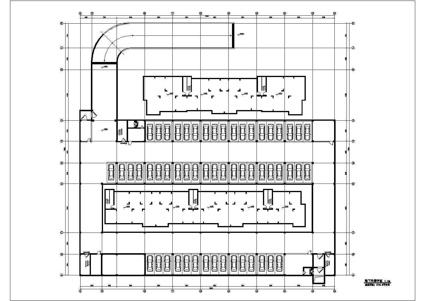 某地六层板式住宅建筑CAD设计图