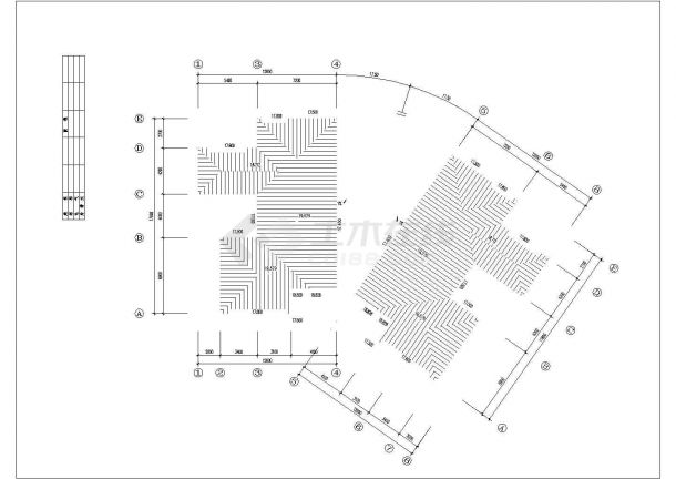 珠海某2400㎡六层复式公寓施工图（框架结构）-图一