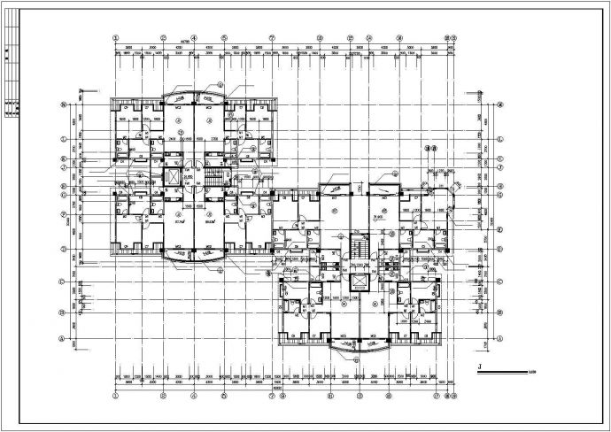 珠海某框架结构大院十二层建筑施工图_图1