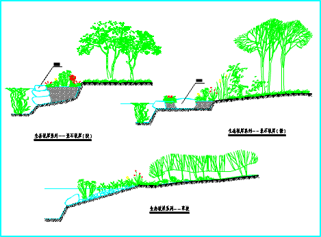 某地小型生态驳岸建筑设计施工详图