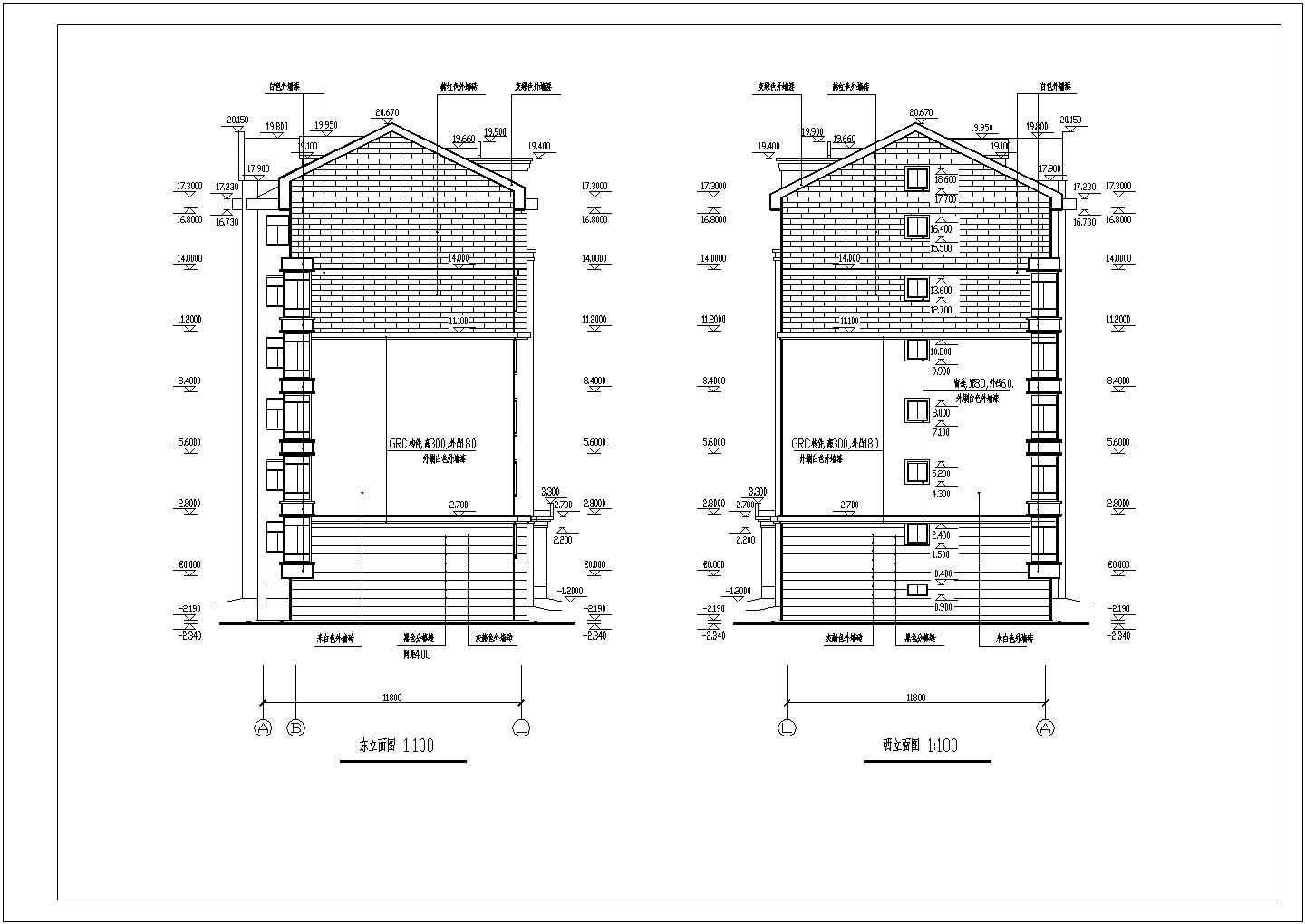 某六层高档住宅楼建筑CAD布置图