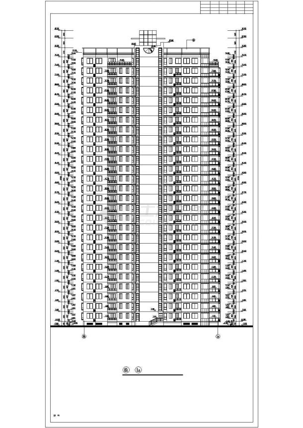 某二十六层高层住宅建筑施工图-图二