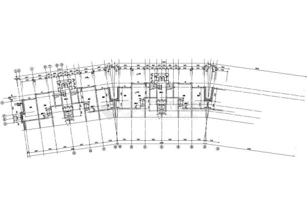 某地7层建施CAD平面布置参考图-图二