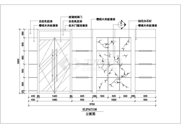 某地小型电梯间施工设计图（共6张）-图二