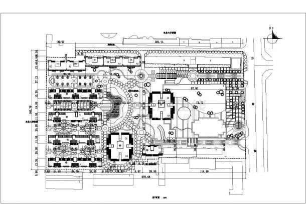 [沈阳]某居住区规划建筑总图（初设图）-图一