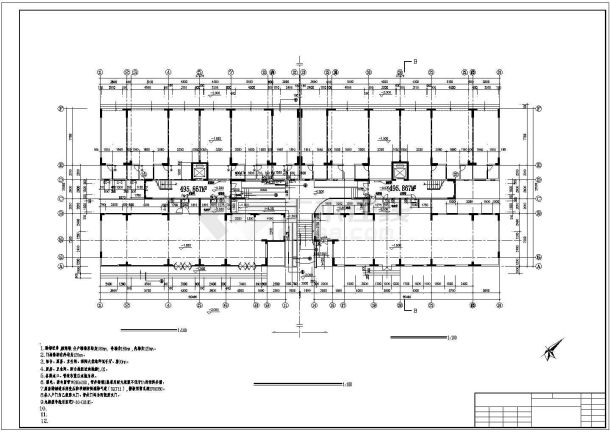 某11层商住楼建筑设计方案-图一