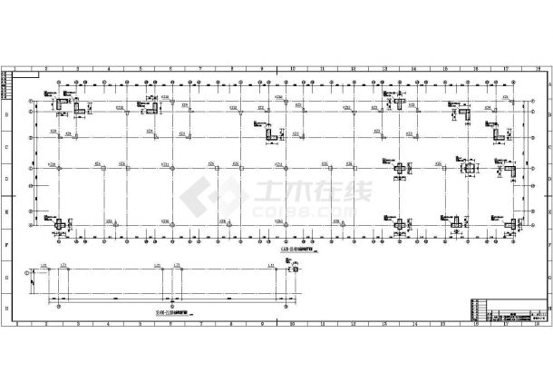 【徐州】异型柱框架结构综合楼结构设计图纸-图二