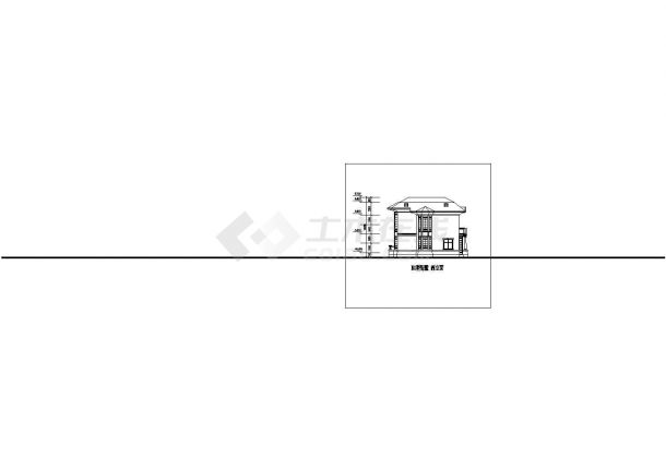 某地高档别墅建筑设计图（B1型）-图二
