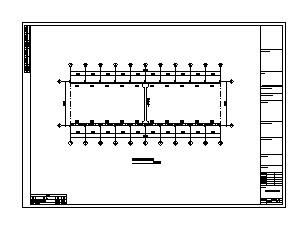 江苏常州方案钢结构厂房CAD图-图一