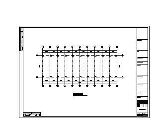 江苏常州方案钢结构厂房CAD图-图二