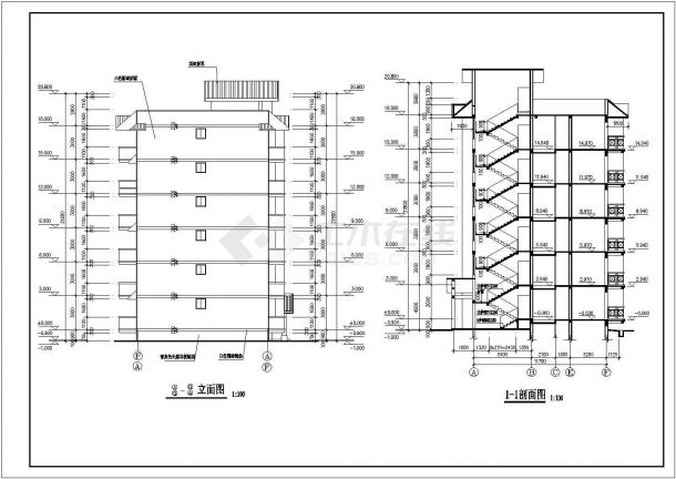 某地多层住宅建筑施工图（全套）-图一