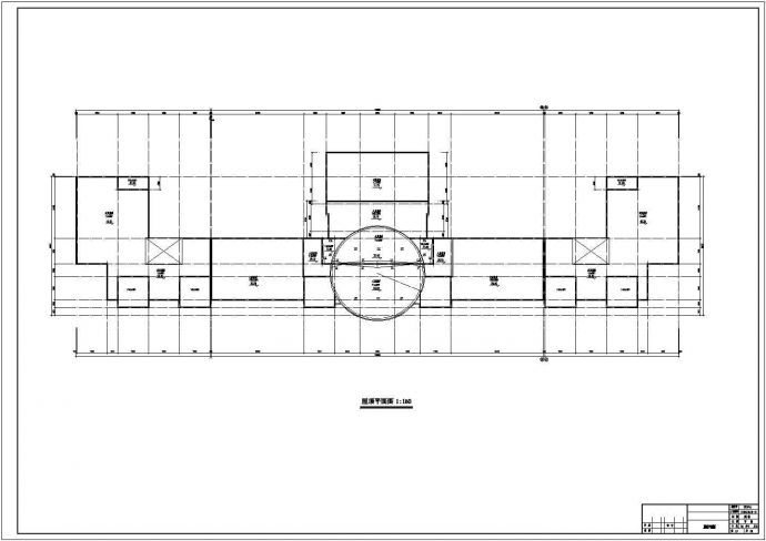 某钢筋混凝土结构和钢结构行政中心建筑施工图_图1