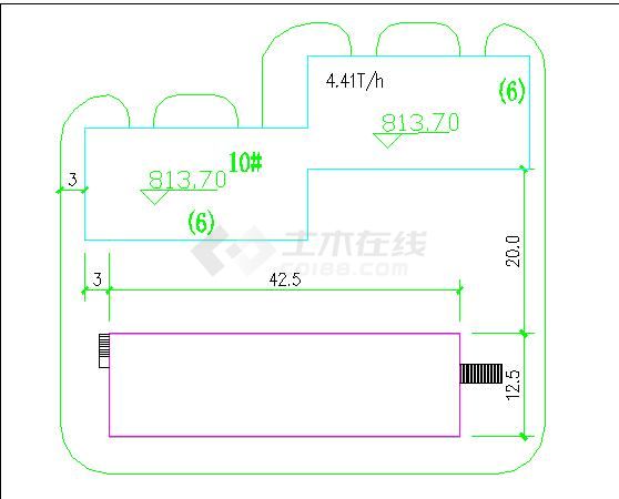 【浙江省】某地区自行车车棚建筑设计方案图-图一