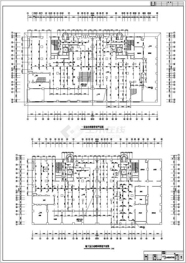 某24层大厦给排水消防图纸（含设计说明）-图二