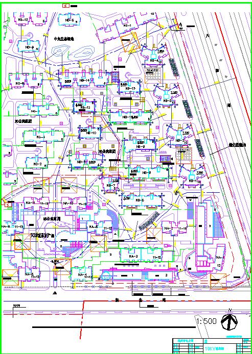 【杭州】住宅小区电力方案平面设计图