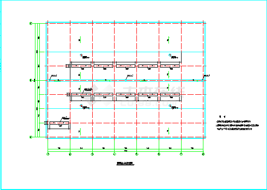 某生物产业园内单层厂房车间建筑设计图纸-图二
