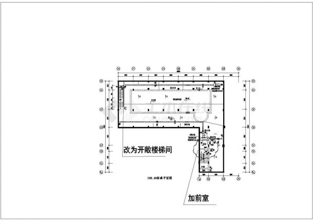 【常州市】某地区某酒店建筑设计平面图纸-图一