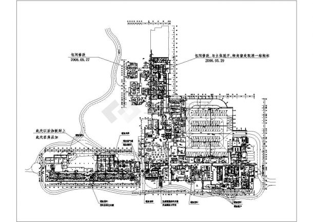 【常州市】某地区某酒店建筑设计平面图纸-图二