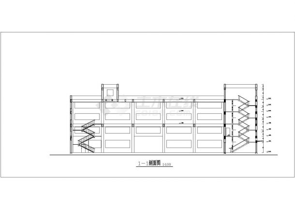 某地区糖厂糖化车间建筑设计施工图纸-图二