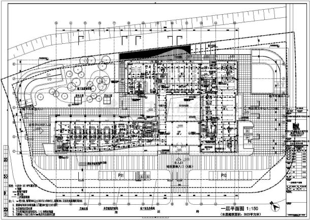 【常州市】某公司五层办公楼建筑设计施工图纸-图二