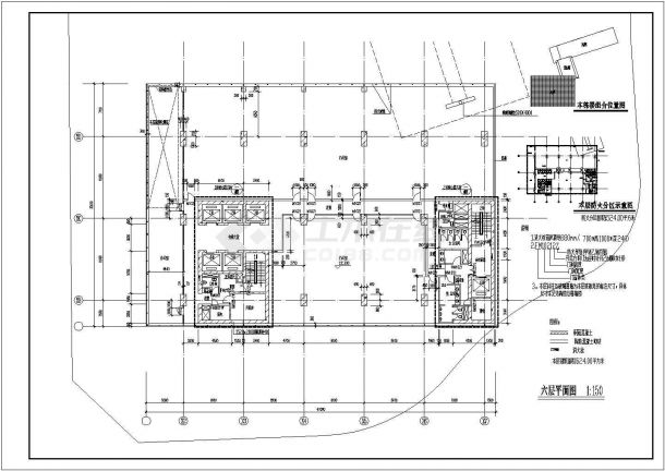 某二十五层大厦建筑方案施工CAD图纸-图二