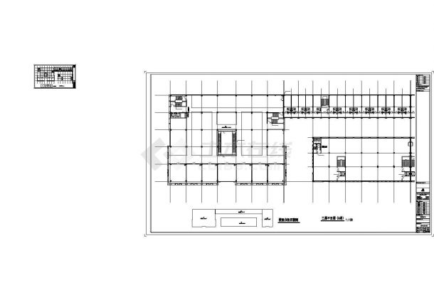 [宁夏]三层伊斯兰风格框架结构商业广场建筑施工图（含效果图）VIP-图二