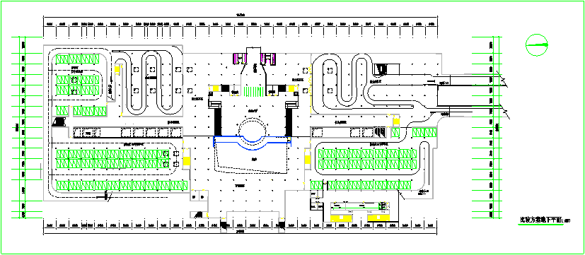 【山西省】某地区某火车站规划设计平面图纸