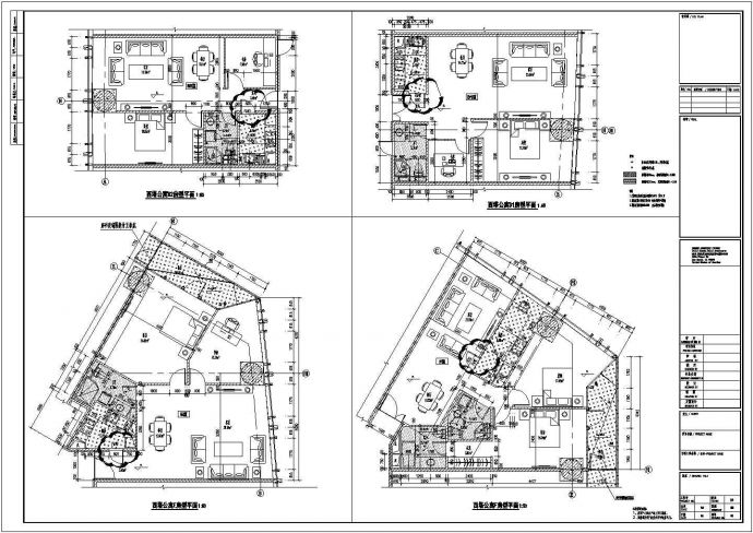 [江苏]大型现代风格国际商业广场建筑施工图（多个地块）VIP_图1