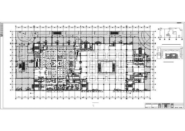 [黑龙江]高层框架结构商业综合楼建筑施工图（含人防）精VIP-图二