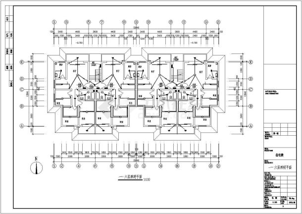 【江西】某地居民住宅楼电气施工图-图二