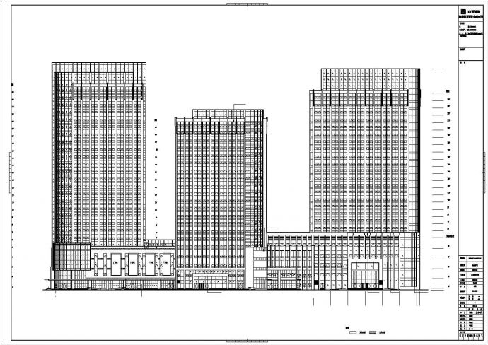[山东]二十六层商业综合体建筑施工图VIP_图1