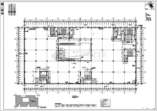[广东]45米现代风格知名商业广场建筑设计施工图（知名设计院）VIP-图一