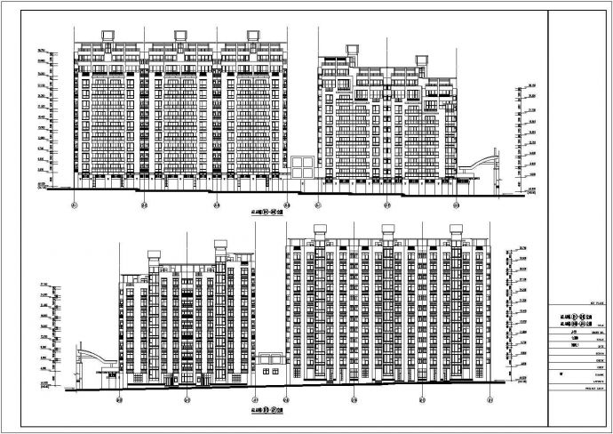 高层商用住楼建筑全套设计施工图纸_图1