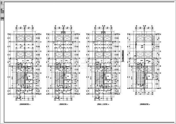 [上海]某二十四层商业综合楼建筑施工图（商业、办公）-图二