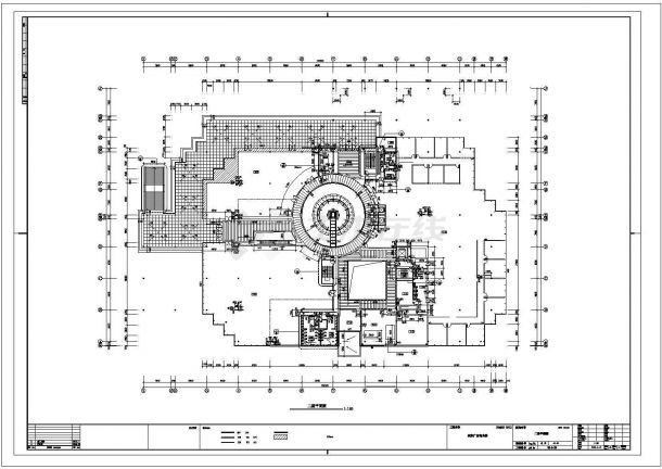 某城市广场174980㎡三层商业楼建筑施工图（包括幕墙施工图纸）-图二