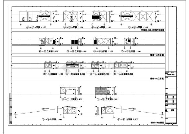 [上海]3层现代风格超市及专业卖场建筑施工图（知名设计院）VIP-图二